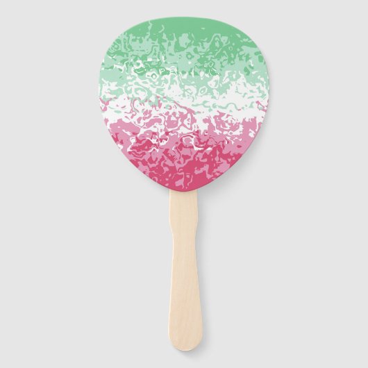 Éventail Drapeau Super psychédélique Abstrait (Dos)