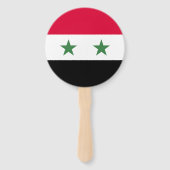 Éventail Drapeau syrien (Devant)
