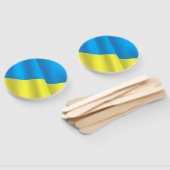 Éventail Drapeau Ukraine (Non-assemblé)