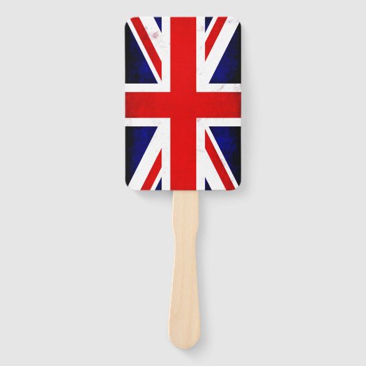 Éventail Drapeau Union Jack britannique (Devant)