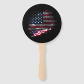 Éventail Drapeau USA (Devant)