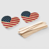 Éventail Drapeau Vintage patriotique américain (Non-assemblé)