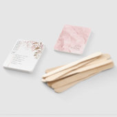 Éventail Dreamy Foliage Mariage Ceremony Blush Pink ID817 (Non-assemblé)