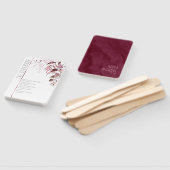 Éventail Dreamy Foliage Mariage Ceremony Bourgogne ID817 (Non-assemblé)