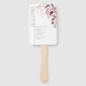 Éventail Dreamy Foliage Mariage Ceremony Bourgogne ID817 (Devant)