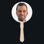 Éventail Drôle Bachelorette Fête Groom Photo Main<br><div class="desc">Amusant Bachelorette Fête Groom Photo Fan À Main. Téléchargez votre propre photo pour customiser pour votre marié! Ces fans seront sûrs de vous garder cool et de faire une superbe photo op!</div>