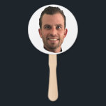 Éventail Drôle Bachelorette Fête Groom Photo Main<br><div class="desc">Amusant Bachelorette Fête Groom Photo Fan À Main. Téléchargez votre propre photo pour customiser pour votre marié! Ces fans seront sûrs de vous garder cool et de faire une superbe photo op!</div>