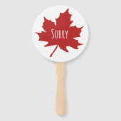 Éventail Drôle Canadien (Dos)