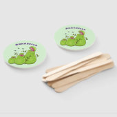 Éventail Drôle carnivore carnivore carnivore plante dessin  (Non-assemblé)