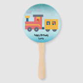 Éventail Drôle dinosaure camion camion garçon Retour 2 écol (Devant)