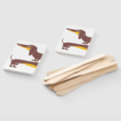 Éventail Drôle mignon dachshund pour parent chien long (Non-assemblé)