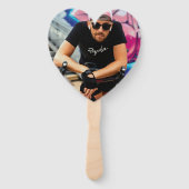 Éventail Drôle Pièces De Bachelorette Face Coupé Ventilateu (Dos)