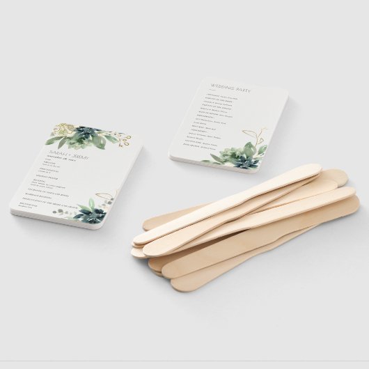 Éventail Dusky Blue Green Succulent Foliage Programme de ma (Non-assemblé)