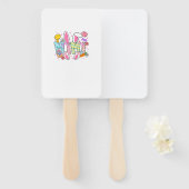 Éventail Easter Mimi Bunny Ears Coquette Bow Easter Rabbit  (Devant et derrière)