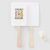 Éventail Easter Speech Therapy SLP Everyone Communicates Di (Devant et derrière)