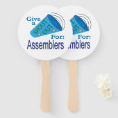 Éventail Écrire pour les assemblages (Devant et derrière)