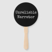 Éventail Écrivain - Narrateur peu fiable I (Dos)