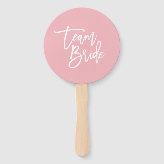 Éventail Éditeur Arrière - plan White Brush Script Team Bri (Devant)