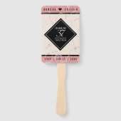 Éventail Élégant 37e anniversaire du Mariage Alabaster (Devant)