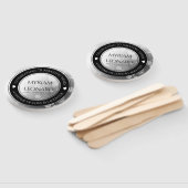 Éventail Élégant 70e anniversaire de Mariage Platinum (Non-assemblé)