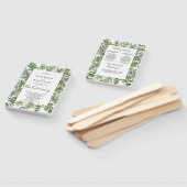 Éventail Elégant Eucalyptus Mariage Cérémonie Programme Mai (Non-assemblé)