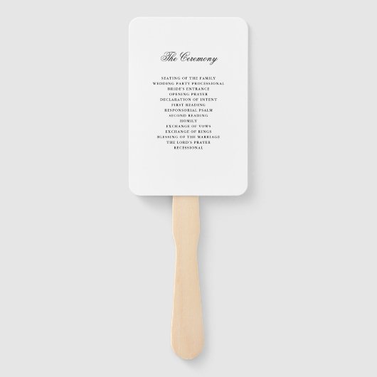 Éventail Élégant Mariage d'ananas en or (Dos)