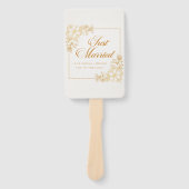 Éventail Élégant Mariage marié | Ventilateurs (Devant)