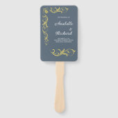 Éventail Élégant Mariage victorien (Devant)