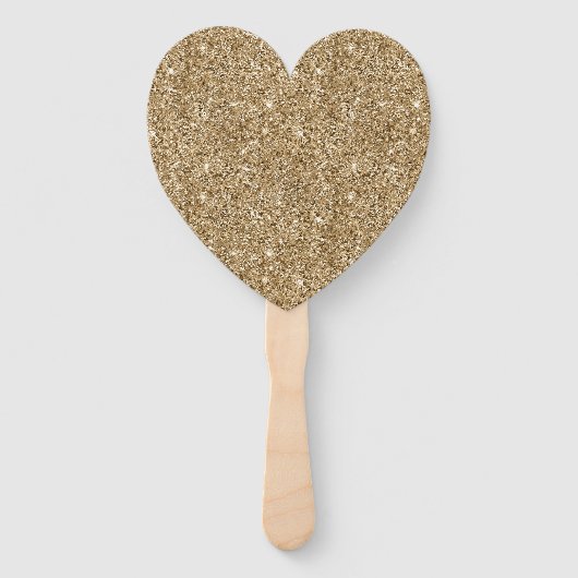 Éventail Elégant or blanc Chic Damask (Dos)