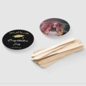 Éventail Elégant Ornament Félicitations Diplômé Photo (Non-assemblé)