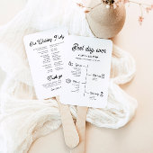 Éventail Élégant programme de chronologie du meilleur jour 