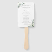 Éventail Élégant programme de verdure des eucalyptus (Devant)