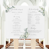 Éventail Élégant programme de verdure des eucalyptus