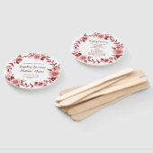 Éventail Élégant Rose de Bourgogne programmes de mariage de (Non-assemblé)