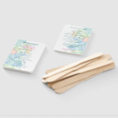 Éventail Élégant Tropical Floral Turquoise Pink Wedding Pro (Non-assemblé)