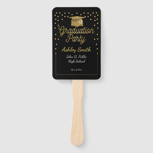 Éventail élégant ventilateur à main (Devant)