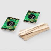 Éventail Élégante 19e anniversaire du Mariage de Jade (Non-assemblé)