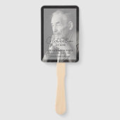 Éventail Élégante célébration de la vie Photo Ordre du serv (Devant)