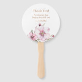 Éventail Elégante Fête des mariées Roses Roses Roses Roses  (Dos)