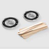 Éventail Élégante fête du 10e anniversaire du Mariage de Ti (Non-assemblé)