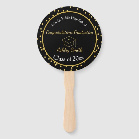 Éventail élégante graduation (Devant)