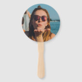 Éventail Embrasser mes "40s" Adieu Personnalisé (Devant)