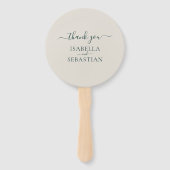 Éventail Emerald Blush Wedding (Dos)