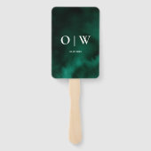 Éventail Emerald Green Ordre des événements Programme de ma (Dos)