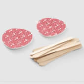 Éventail Énigme point d'interrogation puzzle corail (Non-assemblé)