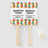 Éventail Enseignant Gestion de classe POSER UNE QUESTION TO (Devant et derrière)