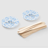 Éventail Ensemble de fans Bébé Pieds Bleus Garçon (Non-assemblé)