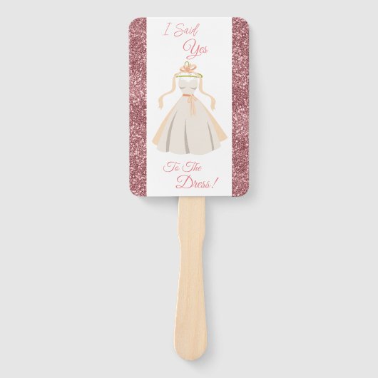 Éventail Ensemble de fans - Oui à la robe (Devant)