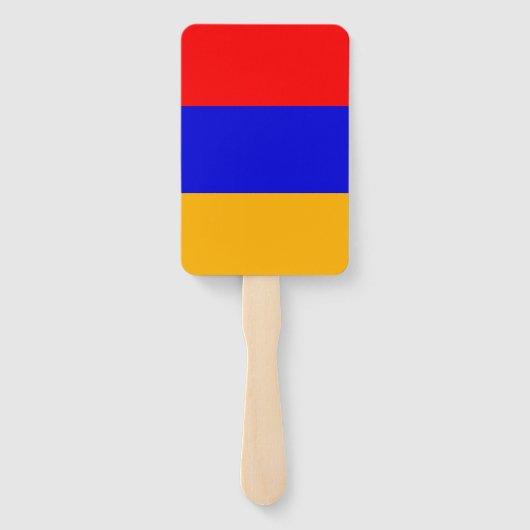 Éventail Ensemble de ventilateur à main avec drapeau d'Armé (Dos)