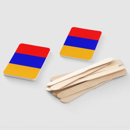 Éventail Ensemble de ventilateur à main avec drapeau d'Armé (Non-assemblé)